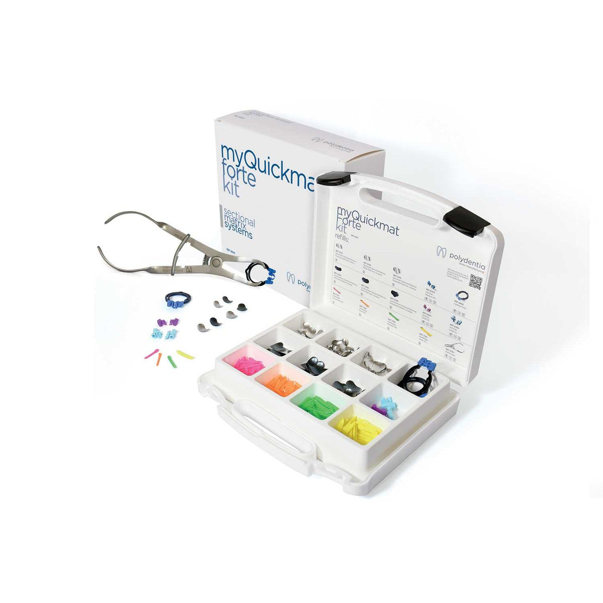 Polydentia myQuickmat Forte Kit - Compleet sectiematrixsysteem-Polydentia-Sordent