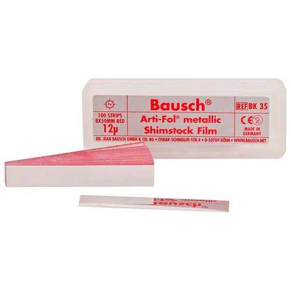 Bausch BK 35 - Arti-Fol® Metallic - 8x60 mm Rood - 12 µ - (100 st.)-Bausch-Sordent