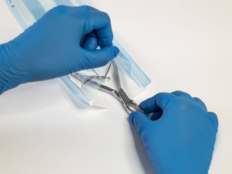 BMS Dental Sterilisatiezakjes op Rol met Zijvouw (250 × 65 mm – 100 m)