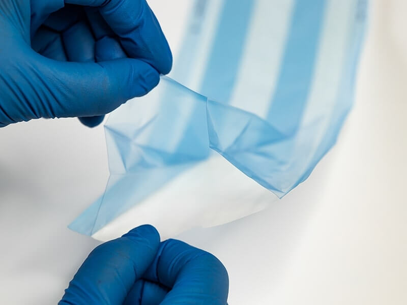 BMS Dental Sterilisatiezakjes op Rol met Zijvouw (250 × 65 mm – 100 m)