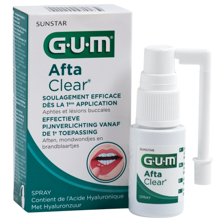 GUM® AftaClear Spray - Voor Aften en mondwondjes (15 mL)-GUM-Sordent