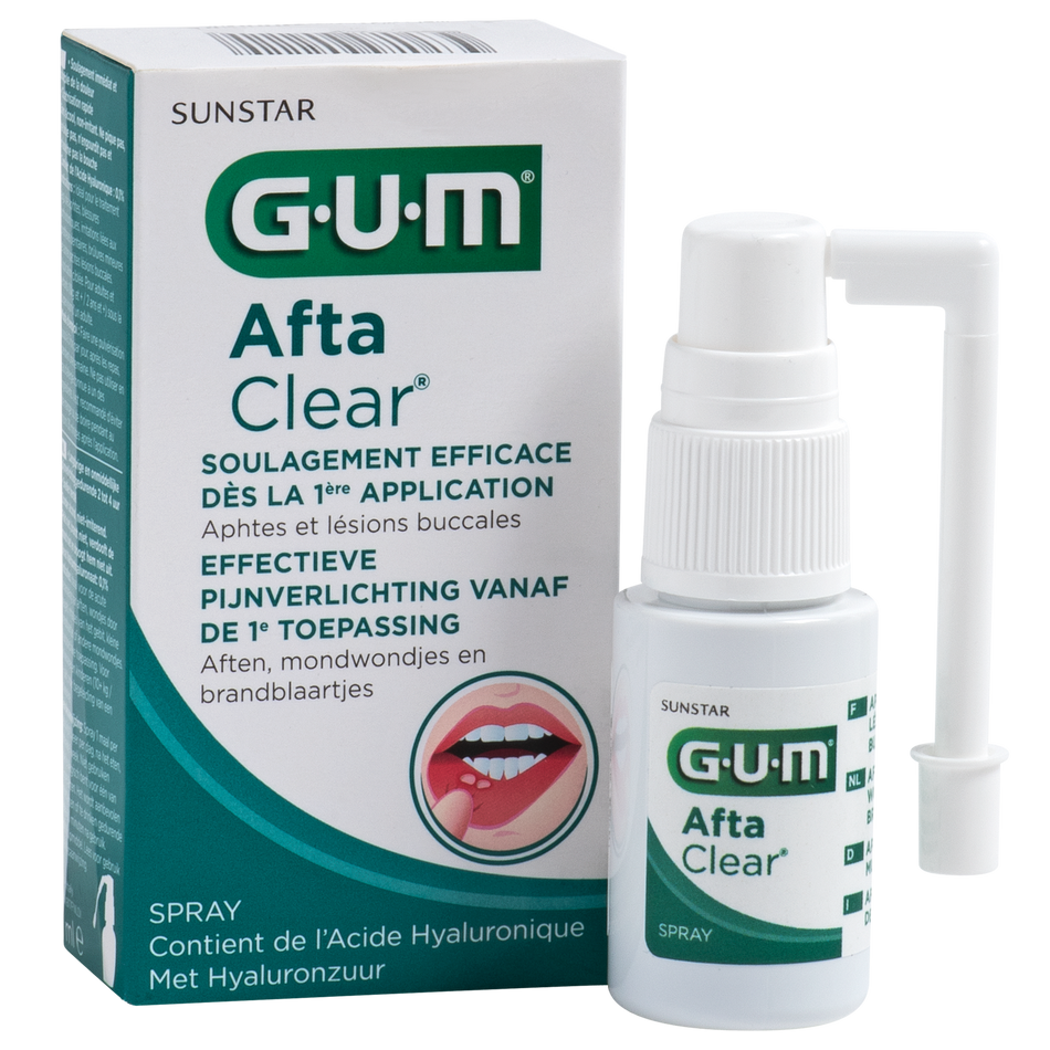 GUM® AftaClear Spray - Voor Aften en mondwondjes (15 mL)-GUM-Sordent