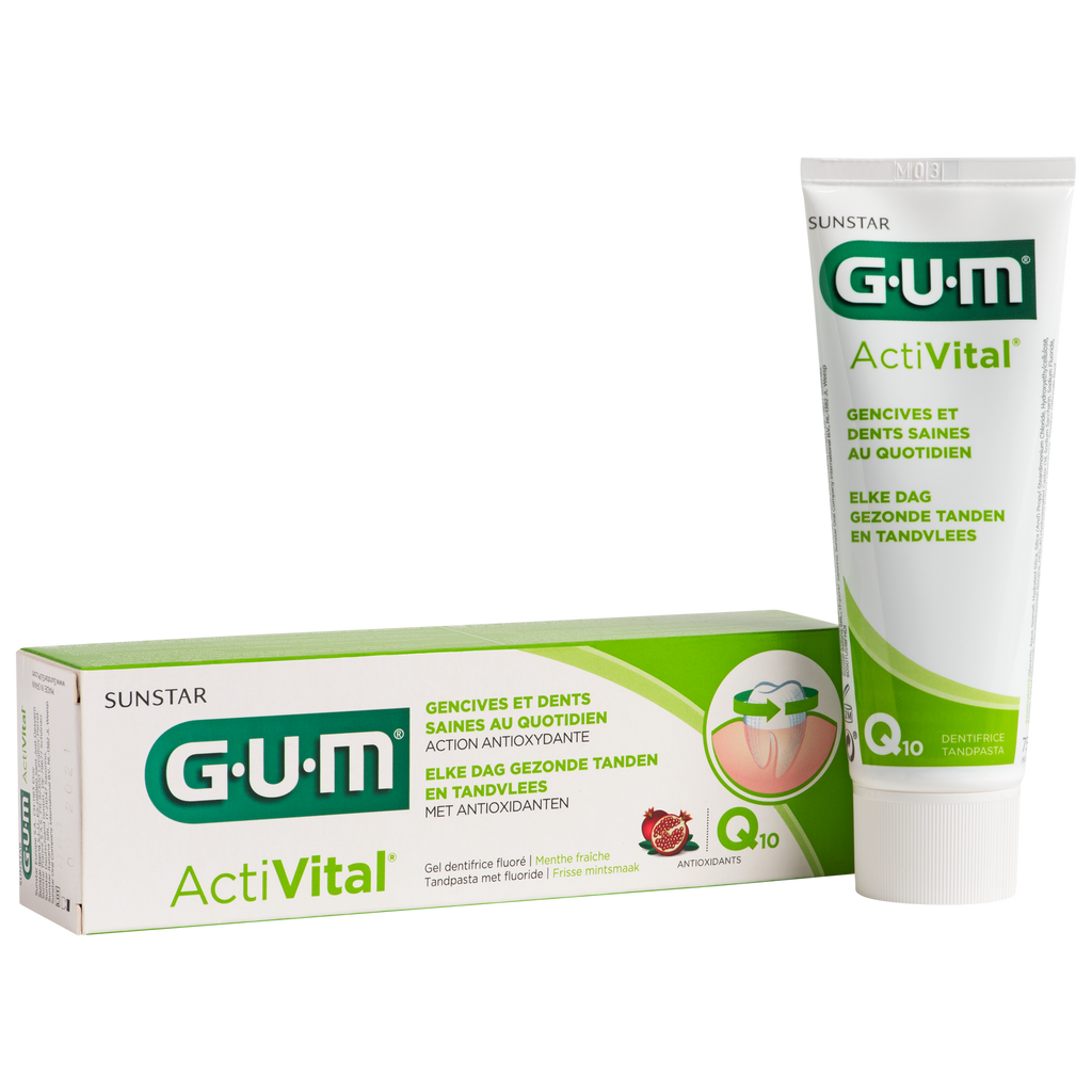 GUM® ActiVital® Tandpasta - Anti-Tandplak (75 mL)-GUM-Sordent