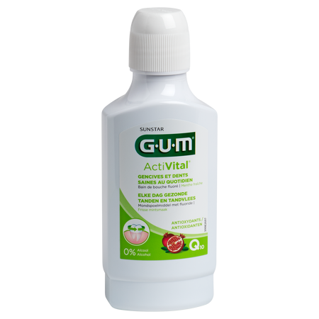 GUM® ActiVital® Mondspoelmiddel met frisse mintsmaak (300 mL)-GUM-Sordent