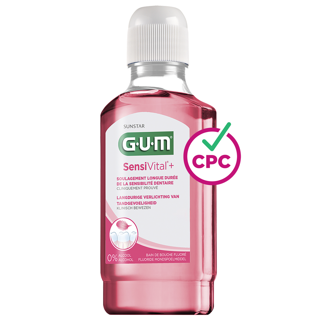 GUM® SensiVital® + Mondspoelmiddel - Verlicht tandgevoeligheid (300 mL)-GUM-Sordent
