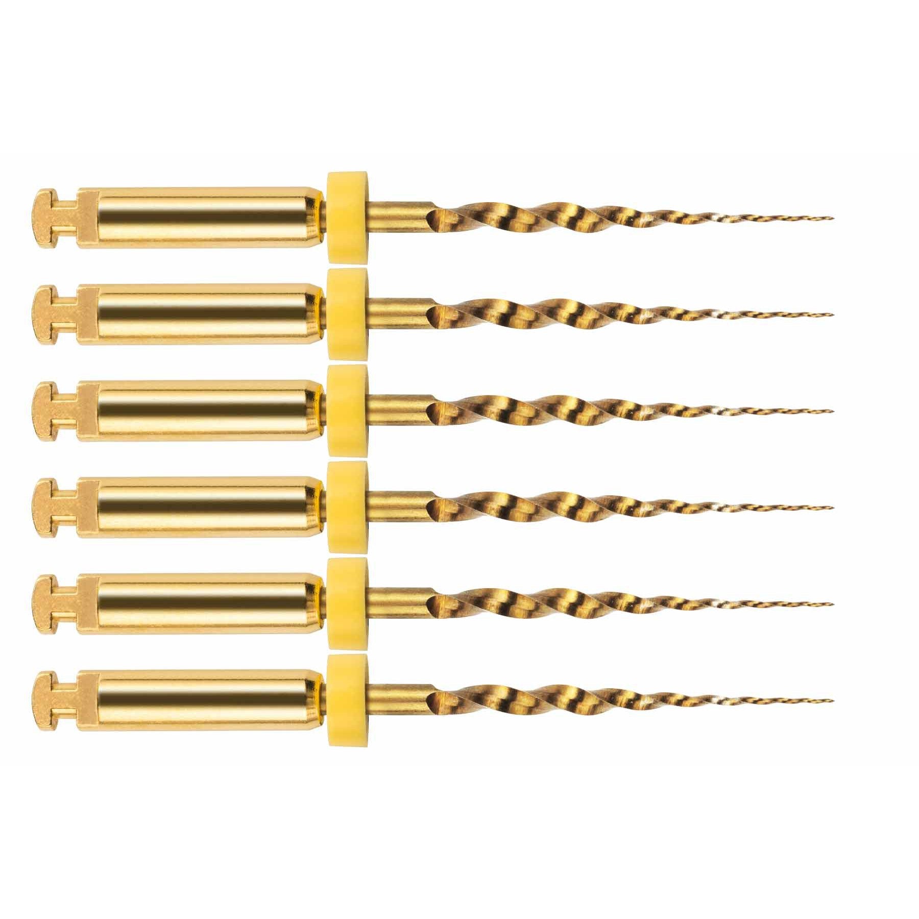 NIC® U+ File - RA 21 mm F1 - Geel - Roterende Vijlen - (6 st.)-NIC Dental-Sordent