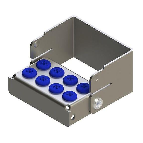 Nichrominox Borenblok Borenhouder Plug'in 8 Gaten - Div. Kleuren-Nichrominox-Sordent