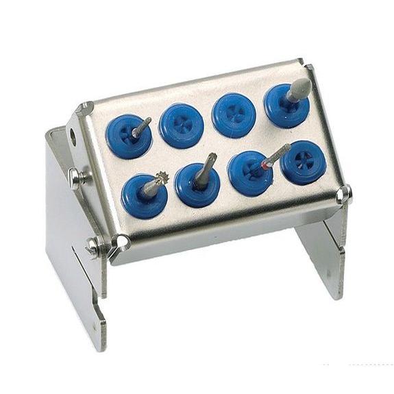 Nichrominox Borenblok Borenhouder Plug'in 8 Gaten - Div. Kleuren-Nichrominox-Blauw-Sordent