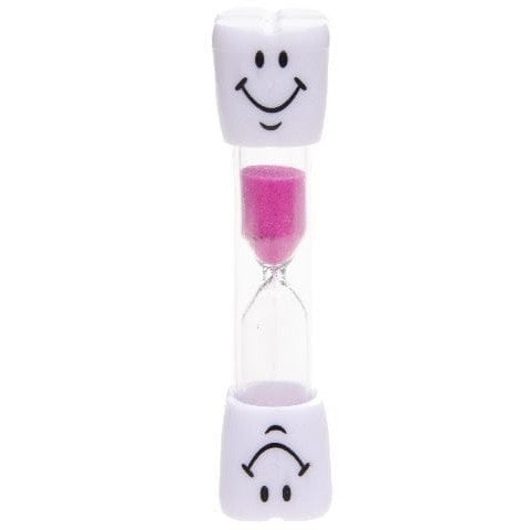 ABCA Gift Poetstimer Zandloper Kiesjes+Smileys (3 min.) - (50 st.)-ABCA-Sordent