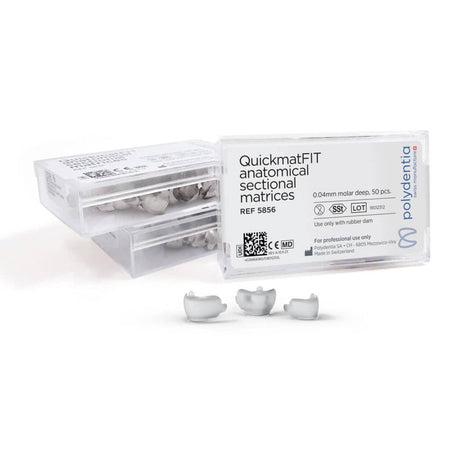 Polydentia QuickmatFIT Anatomical Sectional Matrix 0,04mm (50 st.)-Polydentia-Sordent