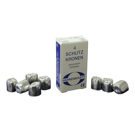 Hahnenkratt Aluminium Zilverkleurige Kronen - Div. Maten (4 st.)-Hahnenkratt-Sordent