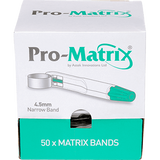 Pro-Matrix® Band - Gebogen / Recht - 4,5 / 6 mm. - (50 st.)-Astek-Recht-4,5 mm-Sordent