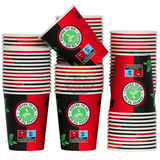 KURTT Koffiebekers Rood To Go Karton 300 mL / 12 oz (1000 st.)-Drinkbekers-KURTT-Sordent