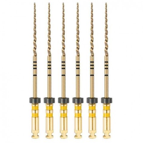 NIC® U+ File - RA 31 mm F5 - Geel - Roterende Vijlen - (6 st.)-NIC Dental-Sordent