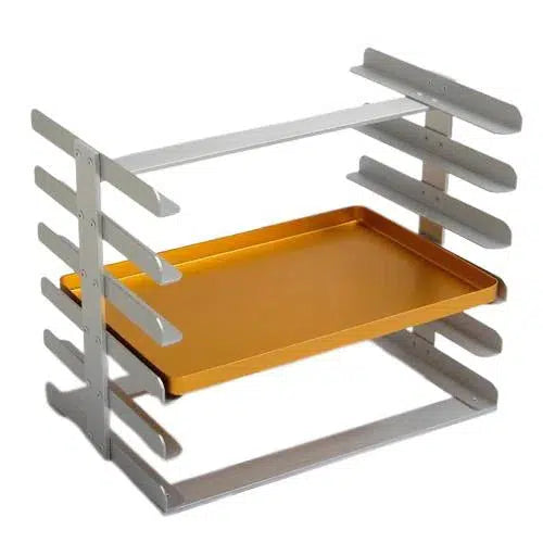 Aluminium Instrument Tray Rek - 6 trays-Instrumenten-Dental Market-Sordent