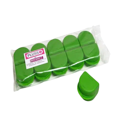 Orthobakje Gebitsbakje Groot (10 st.)-Praktijkbenodigheden-Dental Market-Groen-Sordent