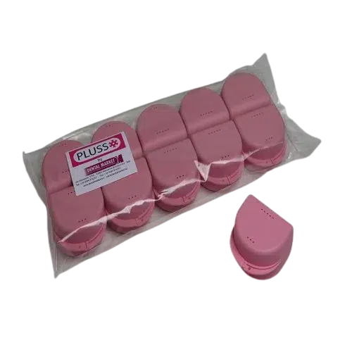 Orthobakje Gebitsbakje Groot (10 st.)-Praktijkbenodigheden-Dental Market-Pink-Sordent