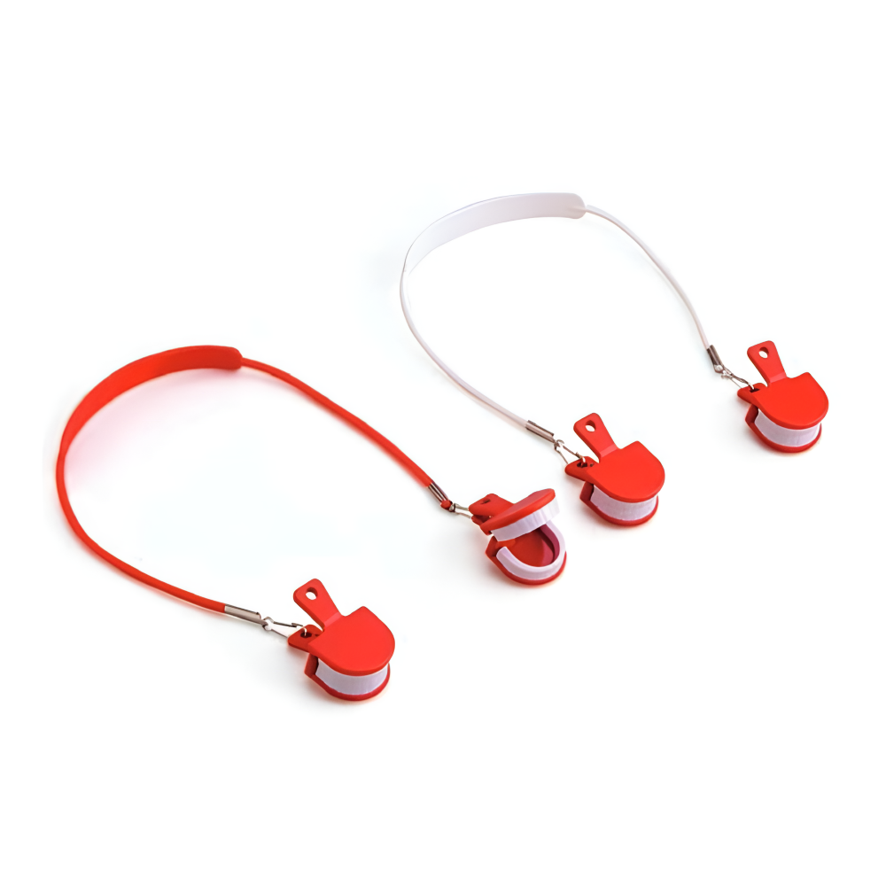 Premium Plus Servettenketting / Napkin Holders met Teeth Clip - Wit-Premium Plus-Sordent