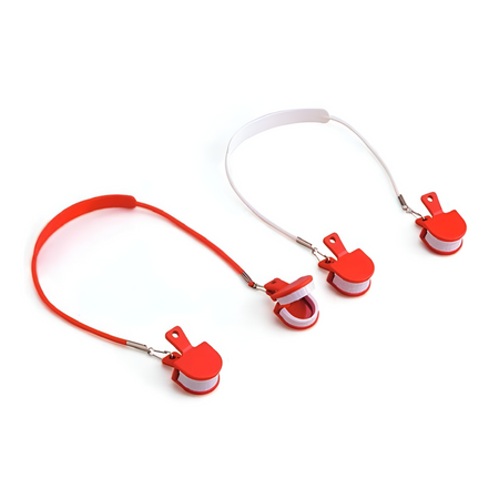 Premium Plus Servettenketting / Napkin Holders met Teeth Clip - Wit-Premium Plus-Sordent