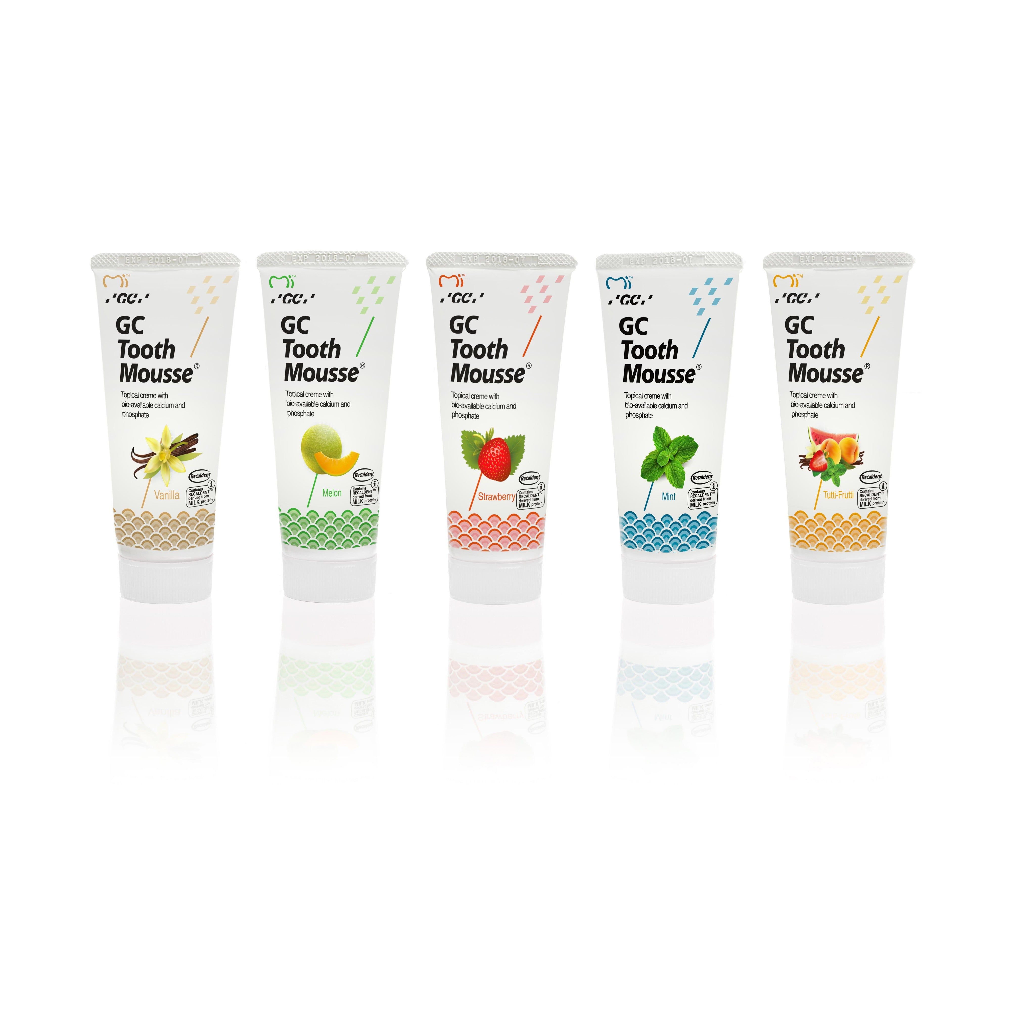 GC Tooth Mousse™ Tube - Zonder fluoride - Diverse Smaken & Sets-GC-Sordent