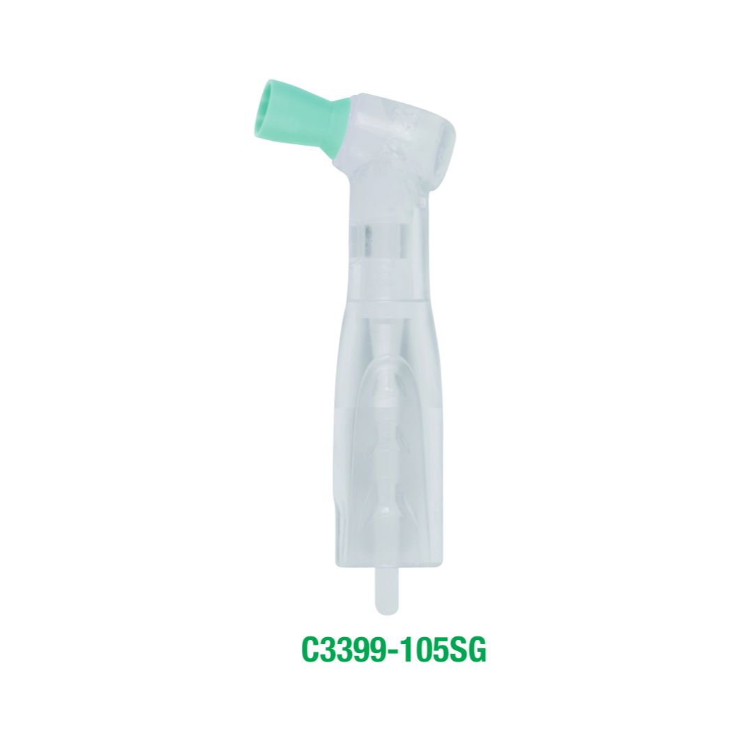 Premium Plus Disposable Prophy Angle 105° Clear Ribbed & Webbed-Premium Plus-Soft-Groen-Sordent