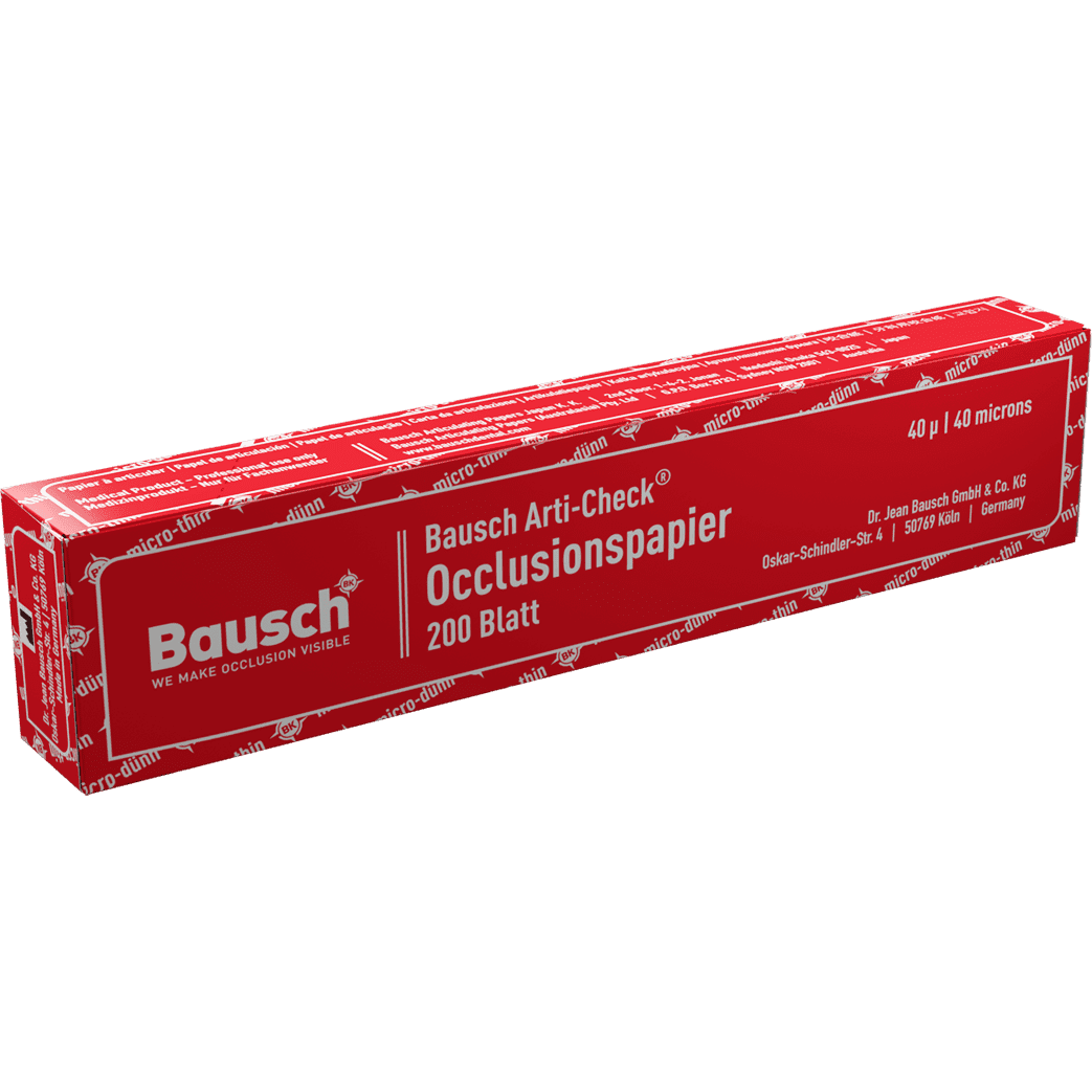 Bausch BK 10 - Arti-Check® Articulatie Boekje - Rood - 40μ - (200 st.)-Bausch-Sordent