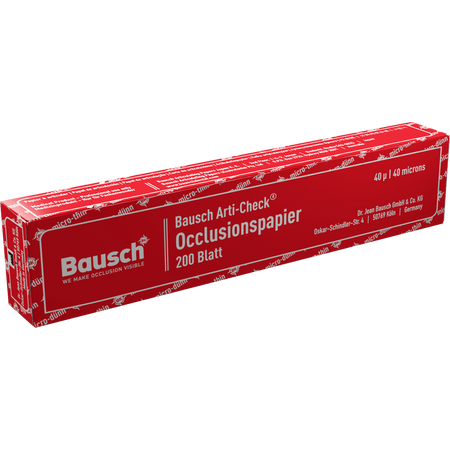 Bausch BK 10 - Arti-Check® Articulatie Boekje - Rood - 40μ - (200 st.)-Bausch-Sordent