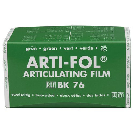 Bausch BK 76 - Arti-Fol® Dubbelzijdig - 75 mm - Groen - 8 µ - (15 m)-Bausch-Sordent