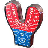 Bausch BK 81 - Arti-Check® Hoefijzer - Blauw/Rood - 40 µ - (150 st.)-Bausch-Sordent