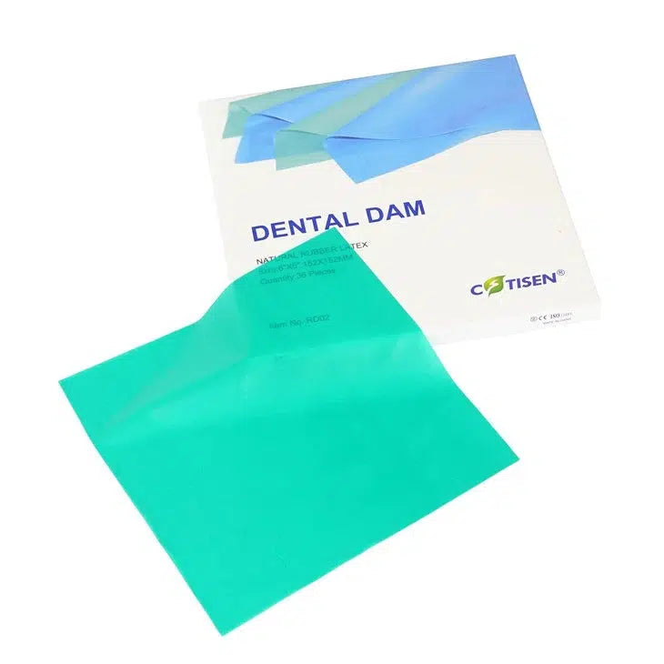 Rubberdam Natuurlijk Latex 152x152 mm (36 st.)-Disposables-Promisee Dental-Sordent